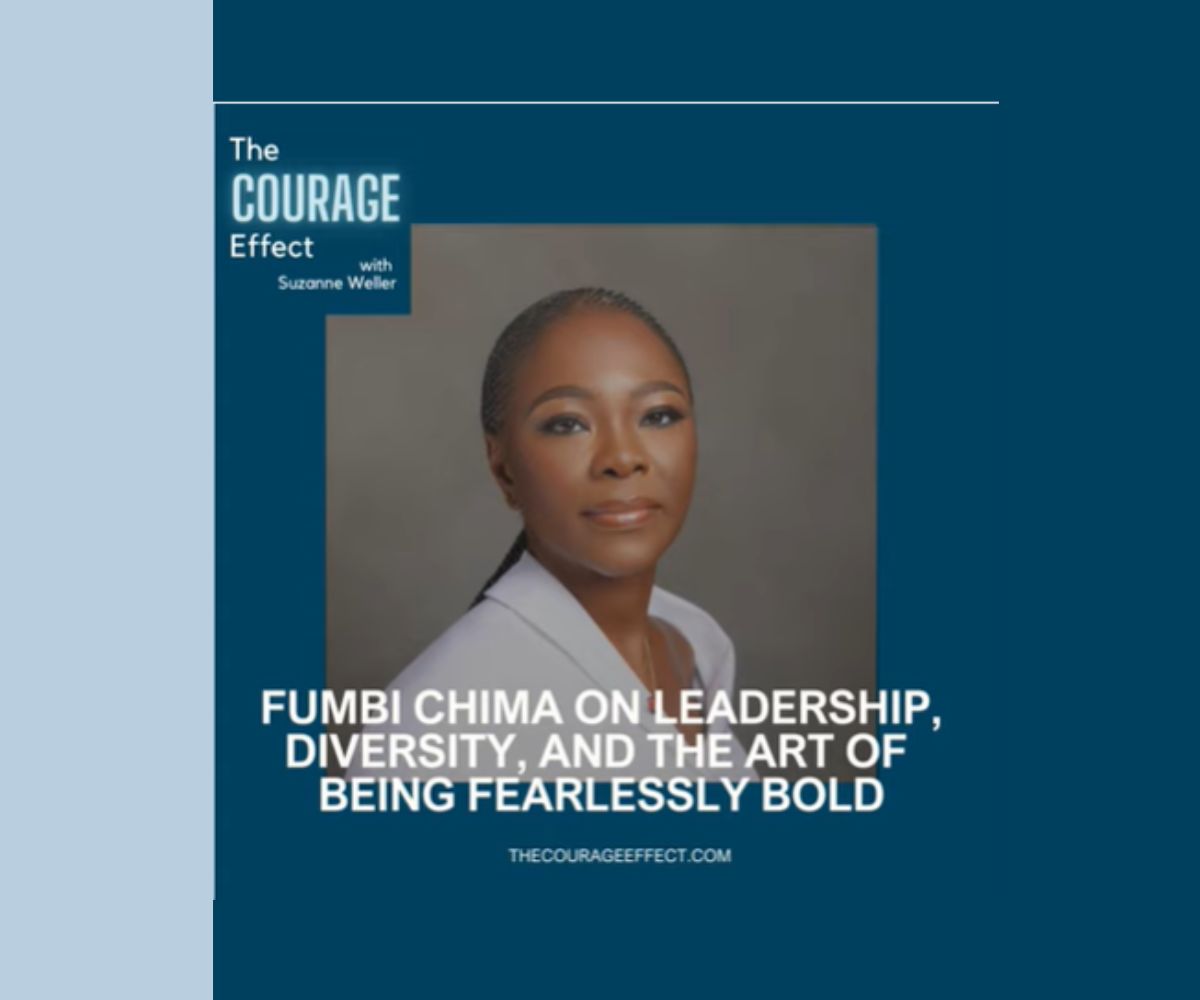 Fumbi Chima on thr Courage effect podcast