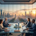 Board members in a meeting to become part of the future-ready boards