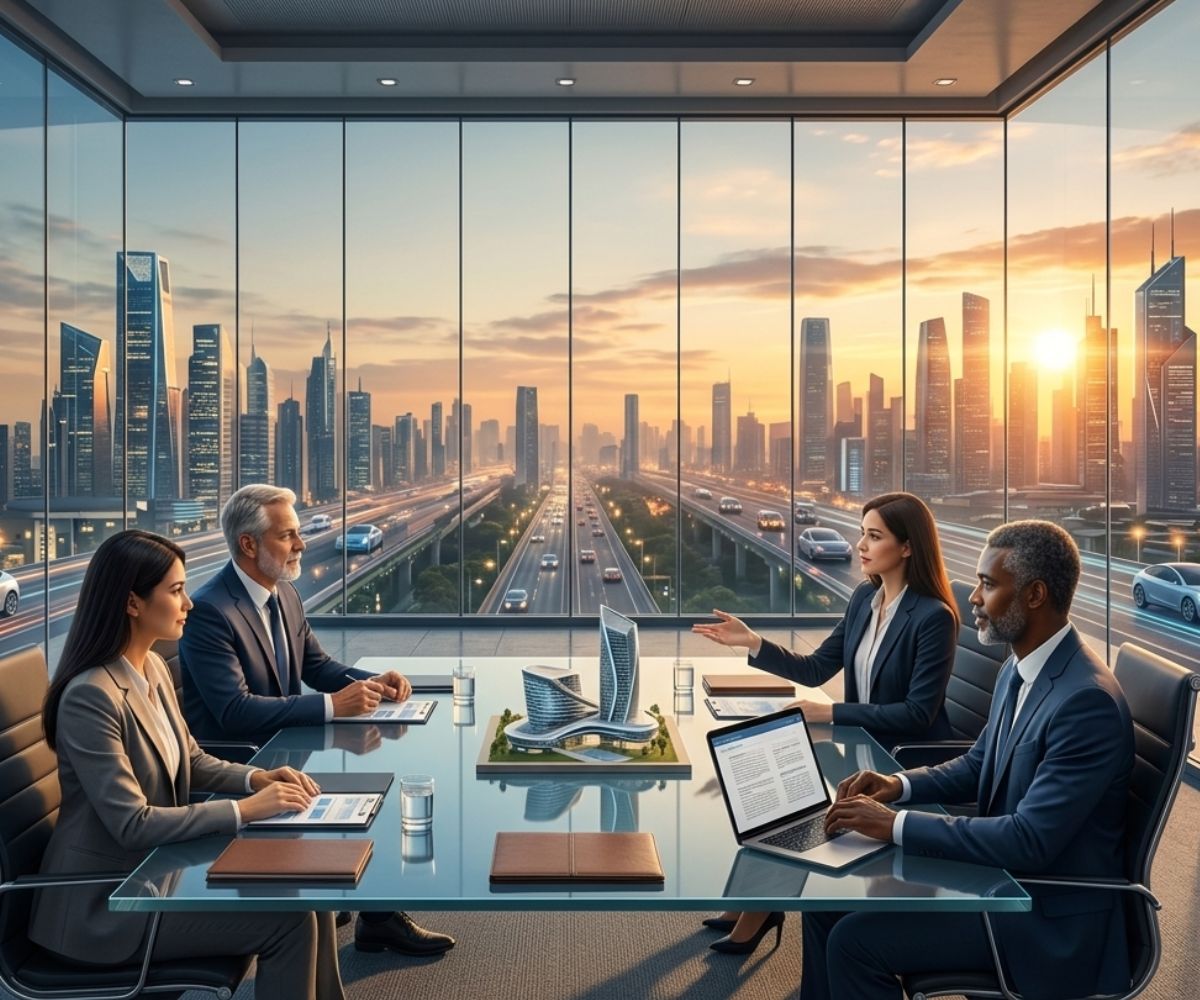 Board members in a meeting to become part of the future-ready boards