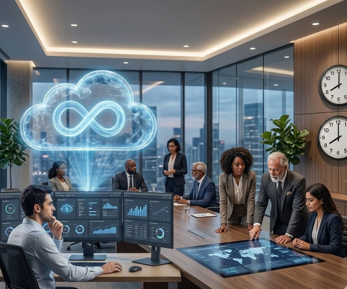 Board members and AI engineer proving AI capacity is strategy
