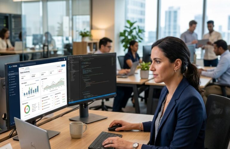 An executive implementing AI TRiSM