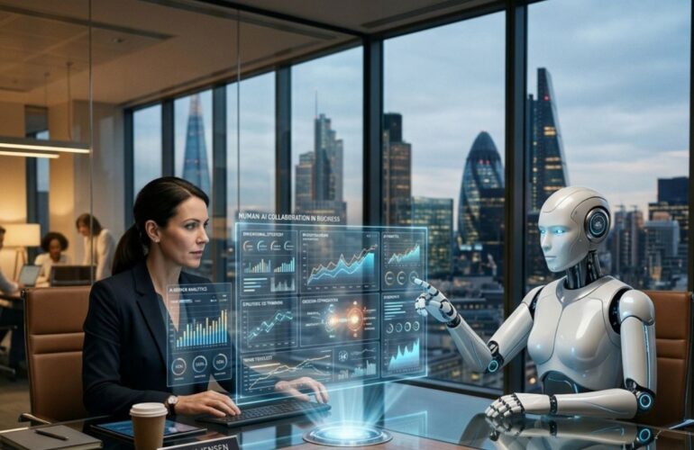 human-AI collaboration in business at work