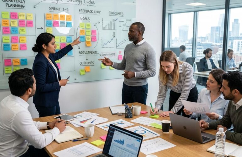 Leadership rethinking agile strategic planning