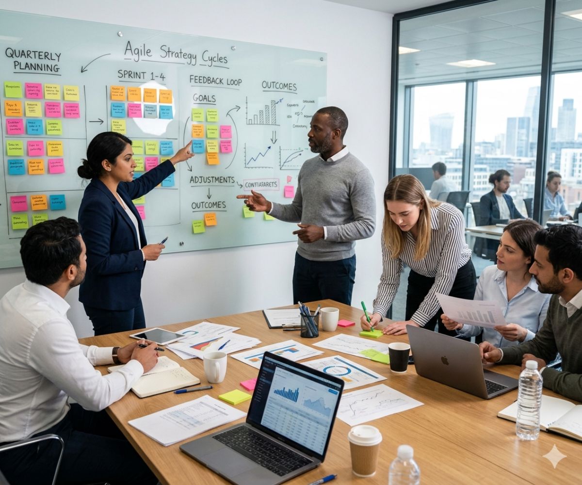 Leadership rethinking agile strategic planning
