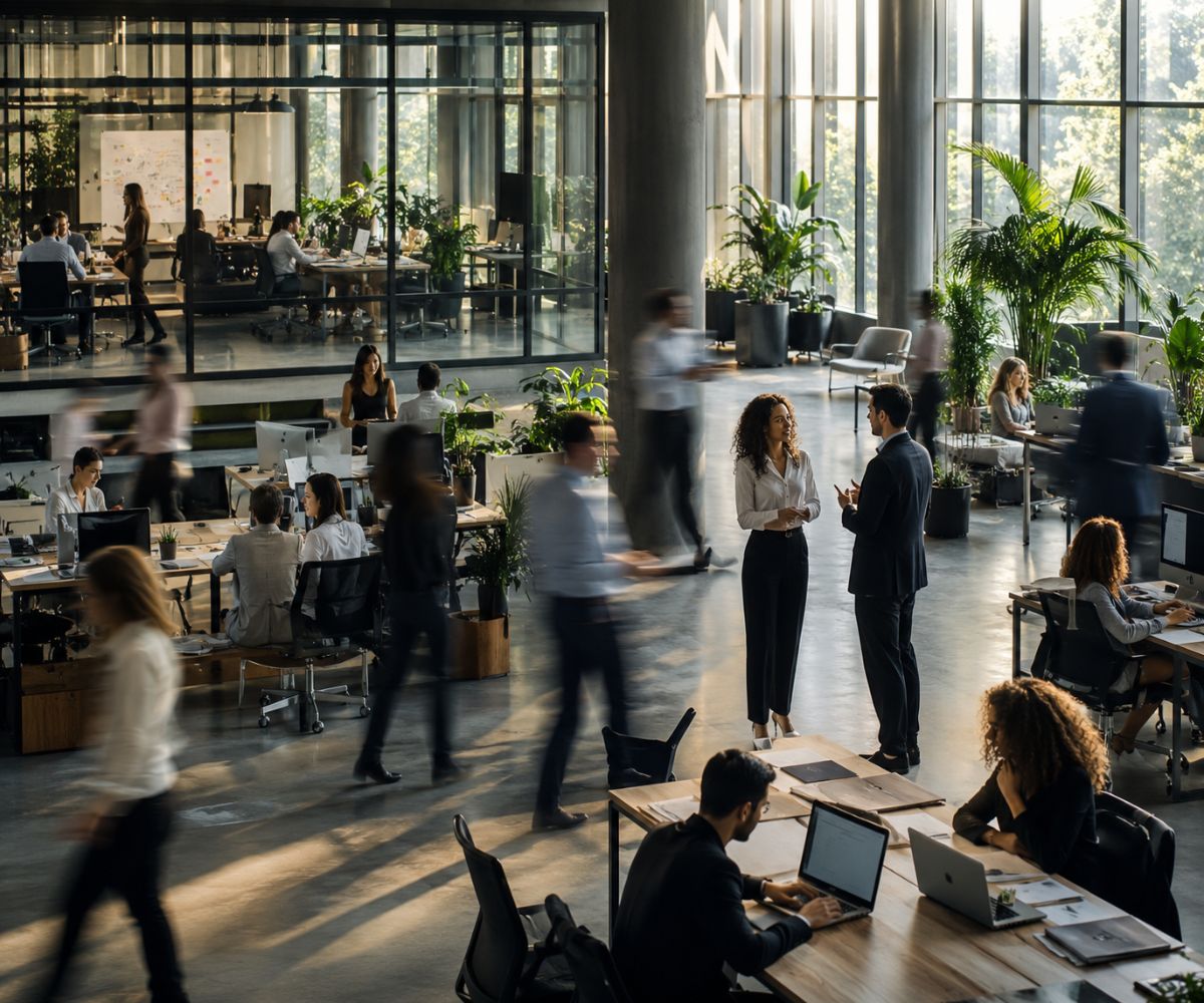 superfluid enterprise leadership at work in a business premises