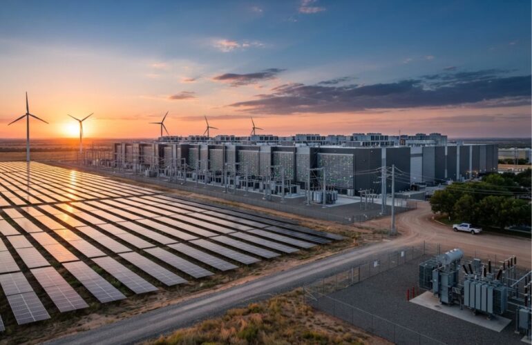 External view of a data center