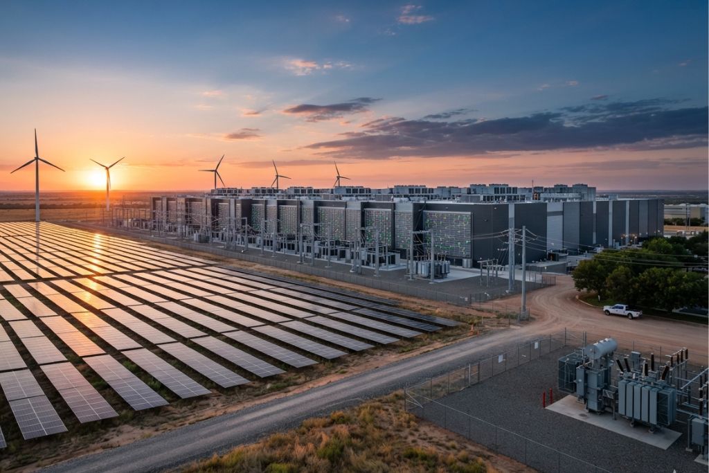 External view of a data center